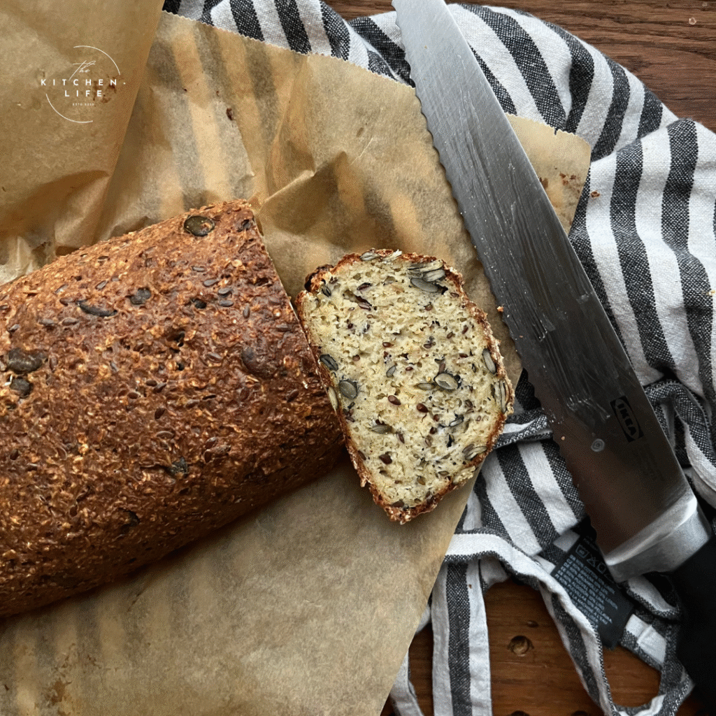 chleb białkowy z twarogu łów carb high protein bread