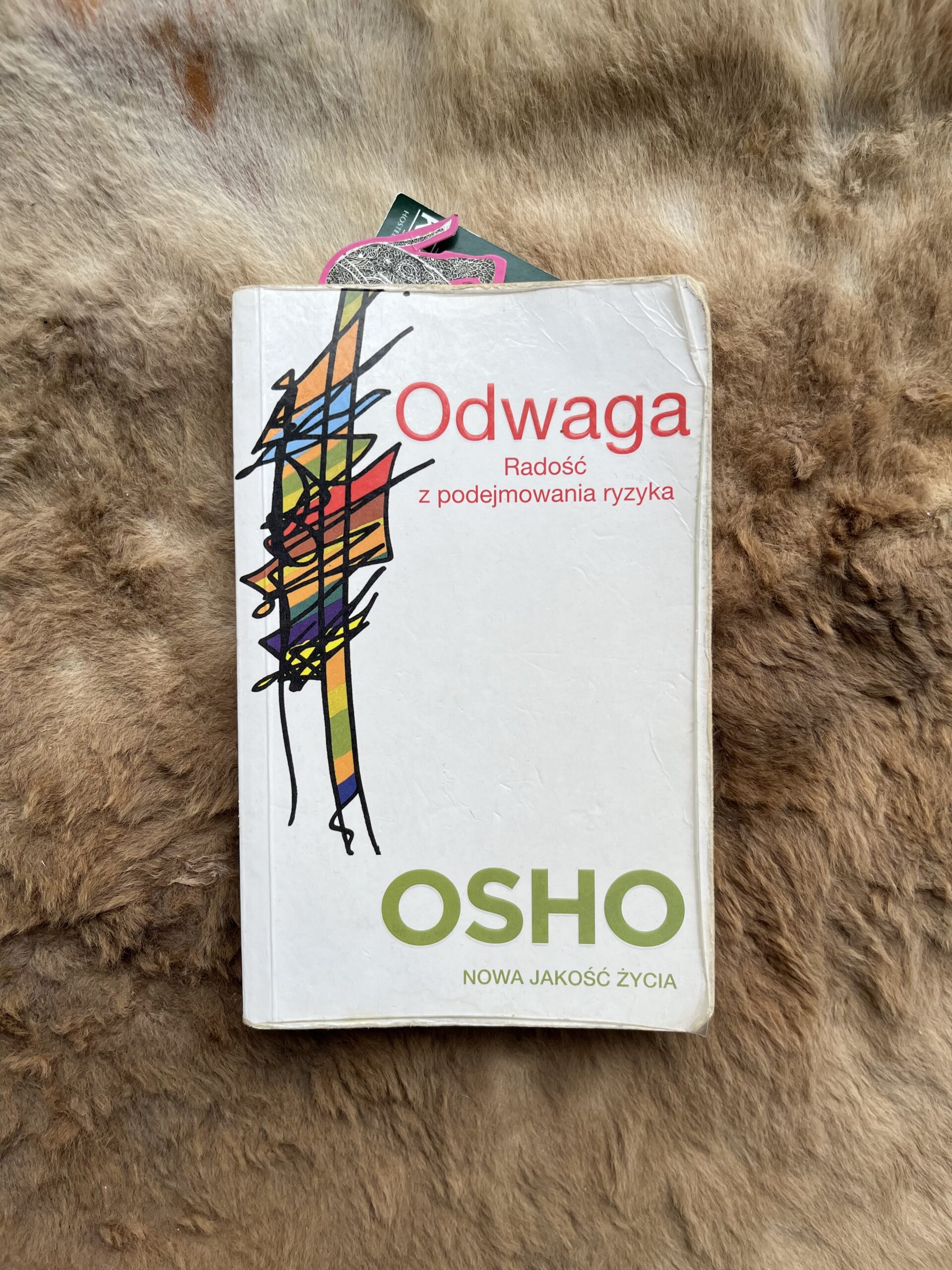 osho-odwaga-ksiazka-okladka radość z podejmowania ryzyka