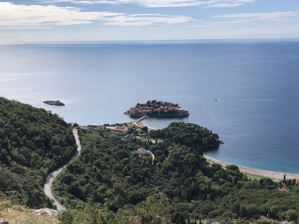 wyspa Sveti Stefan Czarnogóra Montenegro
