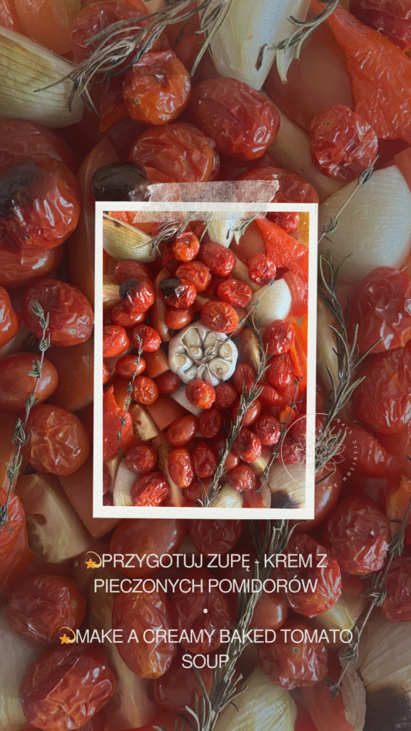 zupa krem z pieczonych pomidorów