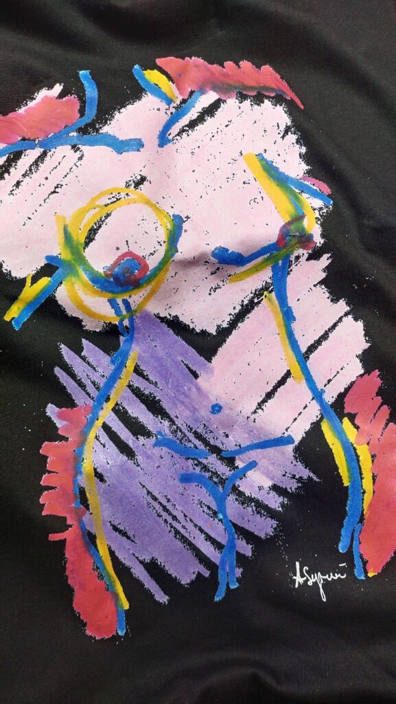 golaska agata hogata akwarela akryl mixmedia nadruk kopia koszulka tshirt.JPG