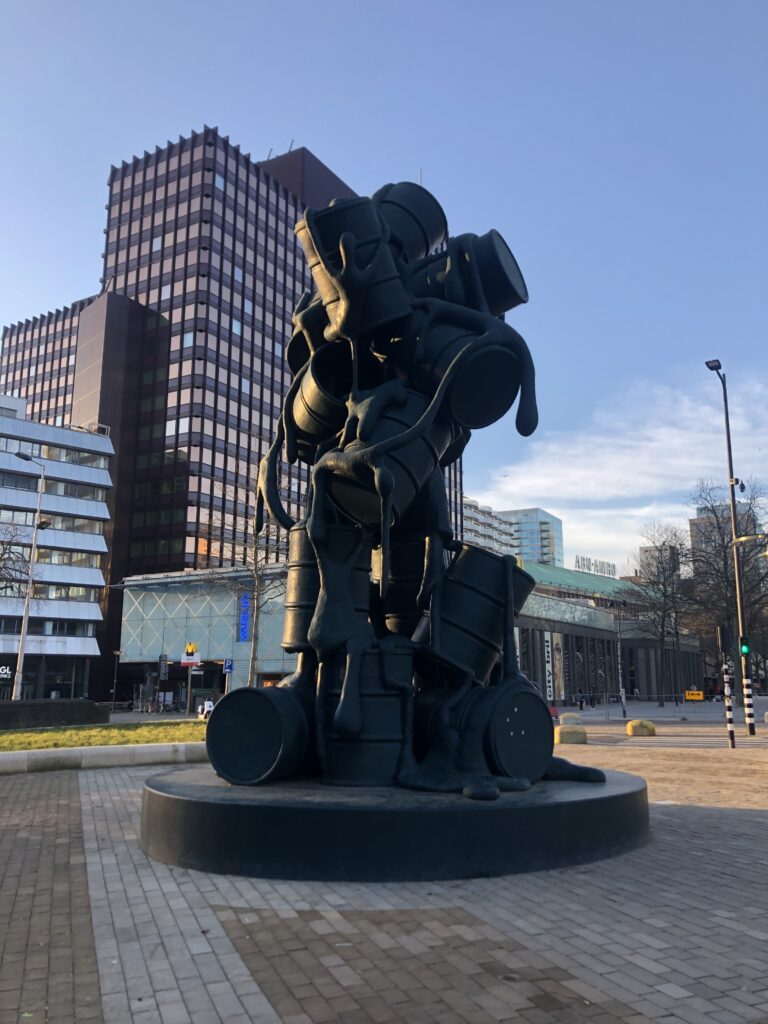 Rotterdam city Netherlands popular places port auroras white bridge cube house architecture urban life